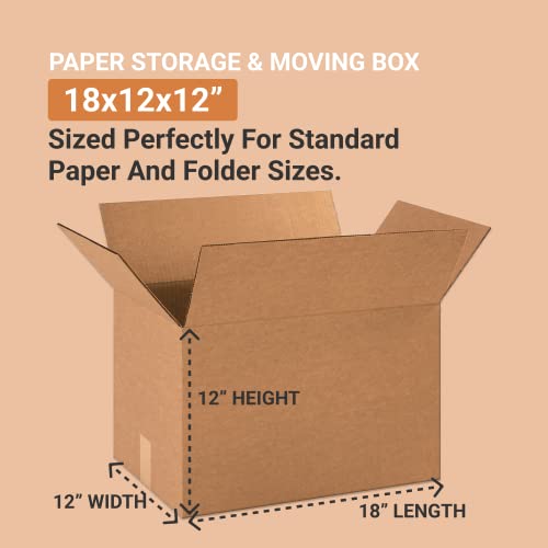 קופסאות הובלה אבידיטי גדולות 18 ליטר על 12 וואט על 12 שעה, 25 חבילות | קופסאות קרטון גלי וקופסאות